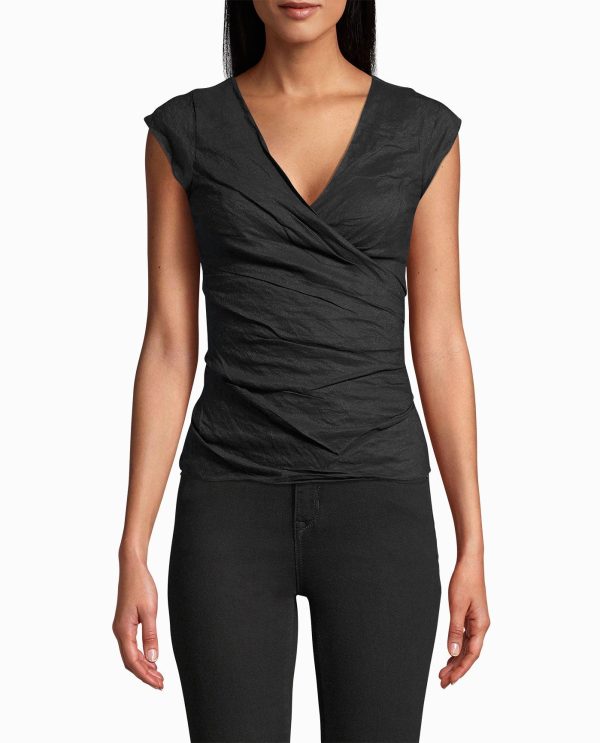 cotton metal logan top