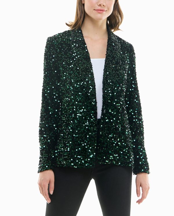velvet sequin jacket