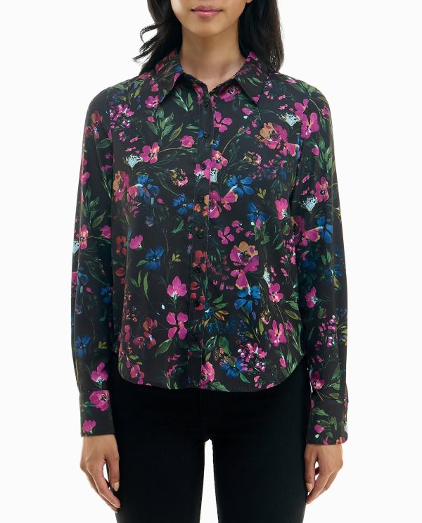 silk boyfriend blouse